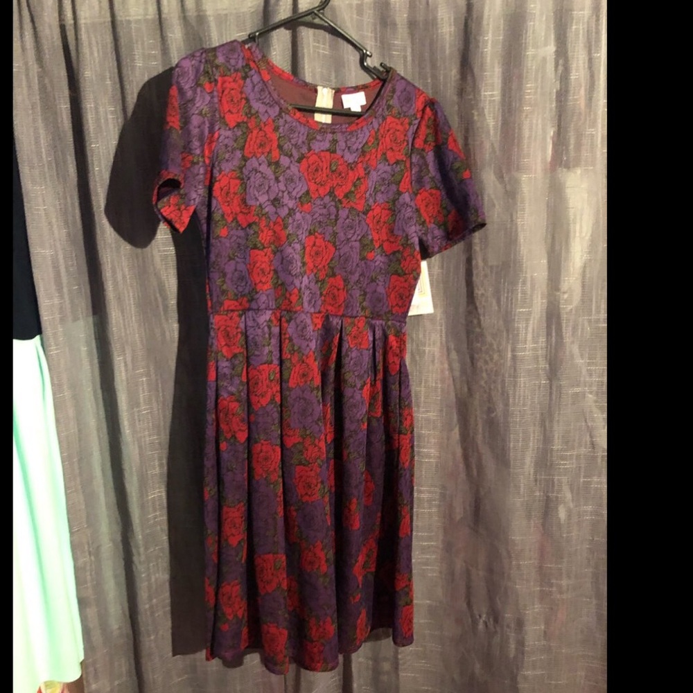 Roses knit dress